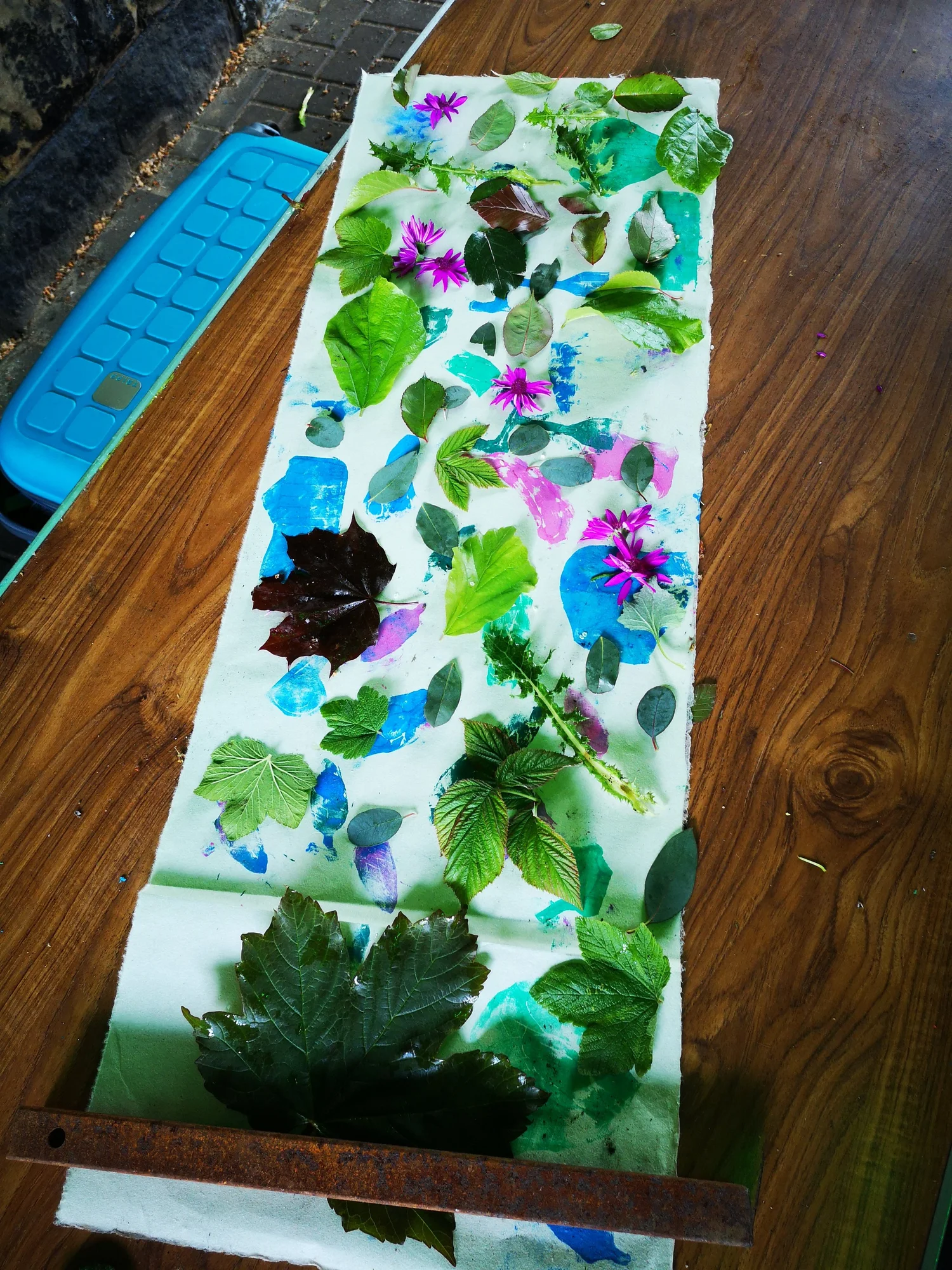 Eco-printing: Riverscapes - project photograph 14